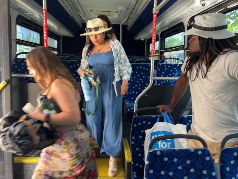 The VINE public transit offers free rides to BottleRock and La Onda 2025